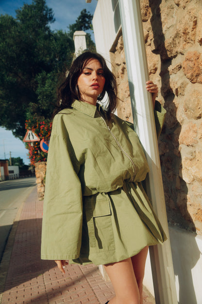 Refined Department ALEY Jacke grün