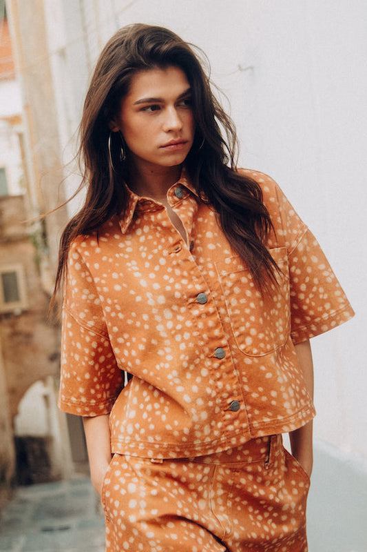 Refined Department ADELINE blouse bambi print