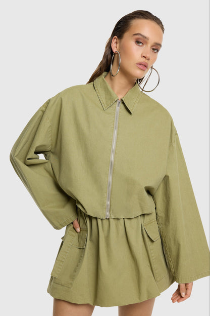 Refined Department ALEY Jacke grün