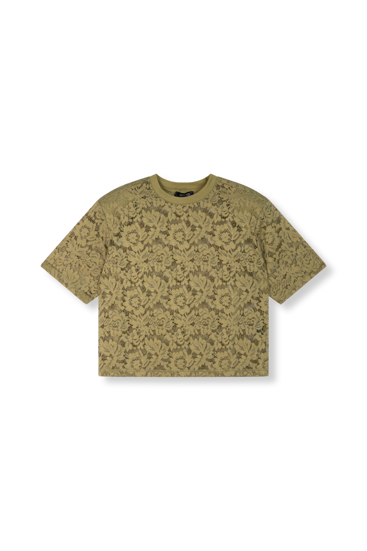 Refined Department ANGIE T-Shirt geblümt Army Green