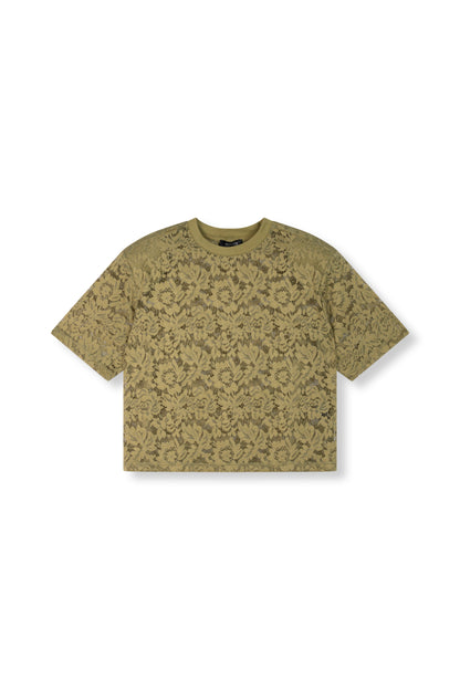 Refined Department ANGIE T-Shirt geblümt Army Green