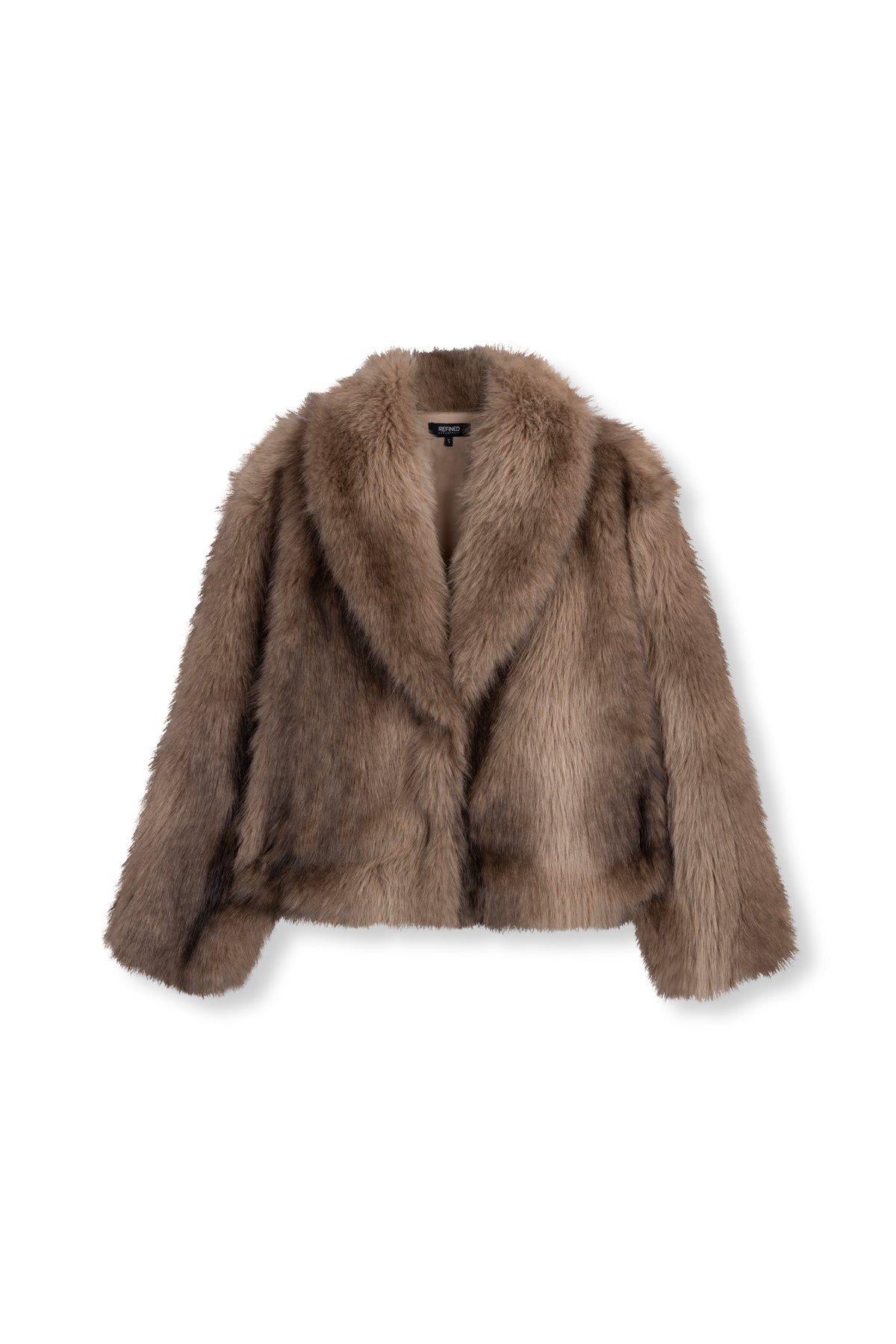 Refined Department Luka faux fur jas brown