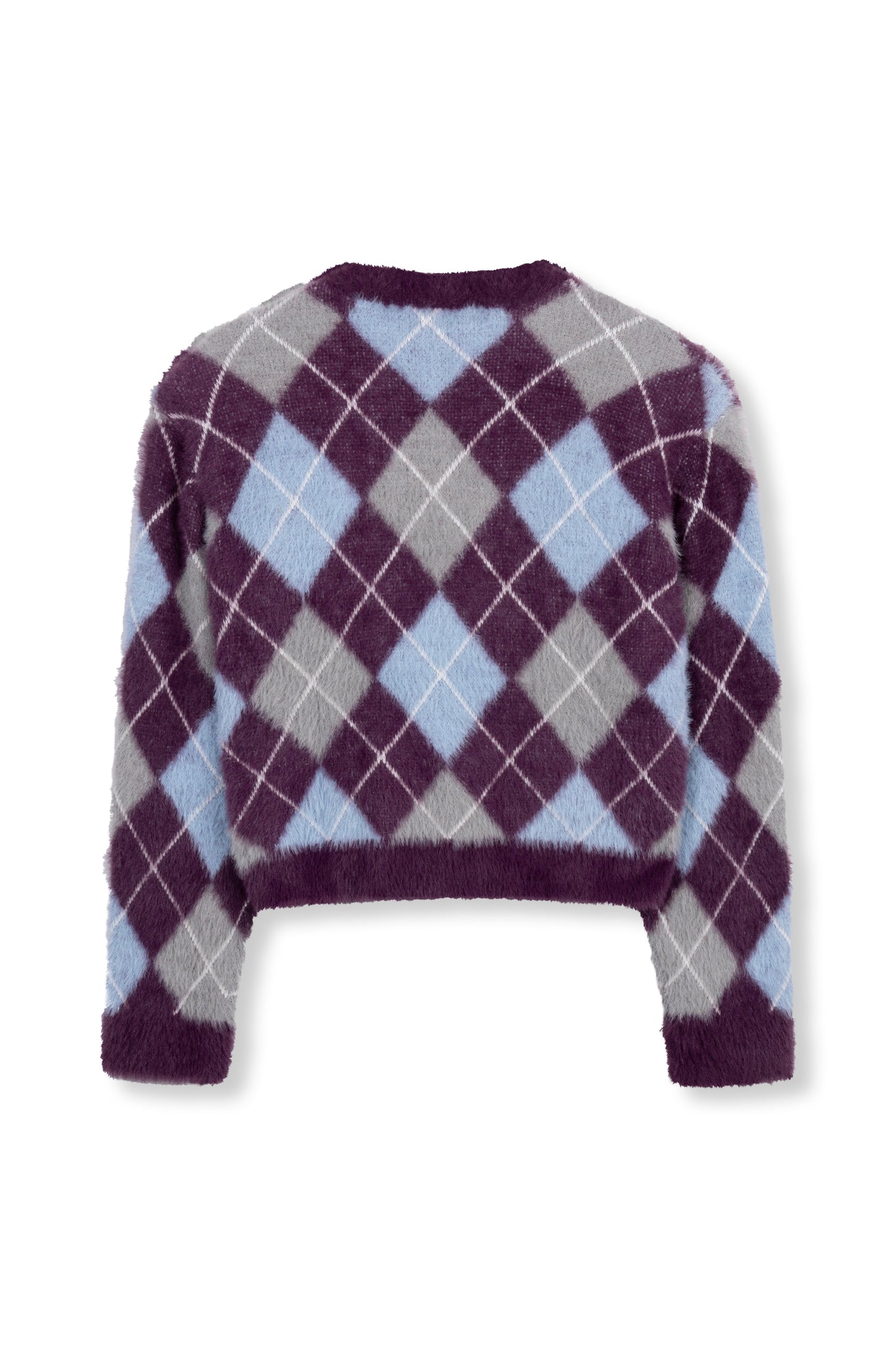 Refined Department Nomi cardigan ruit purple