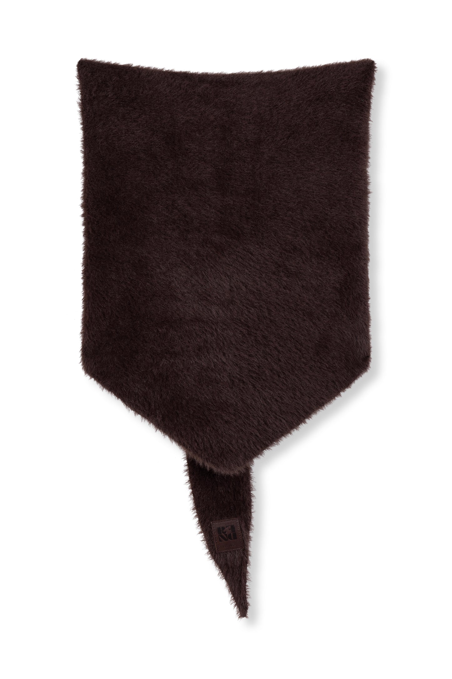 Refined Department Saar triangle scarf brown