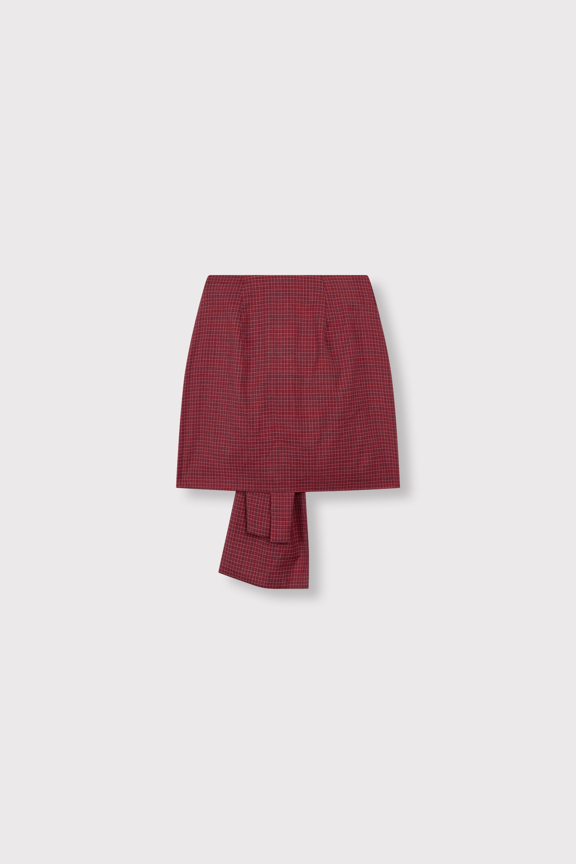 Refined Departement BILLY checkered print skirt rood