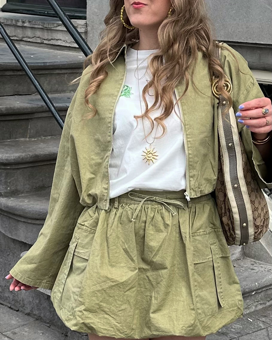 Refined Department ALEY Jacke grün