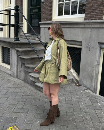 Refined Department ALEY Jacke grün