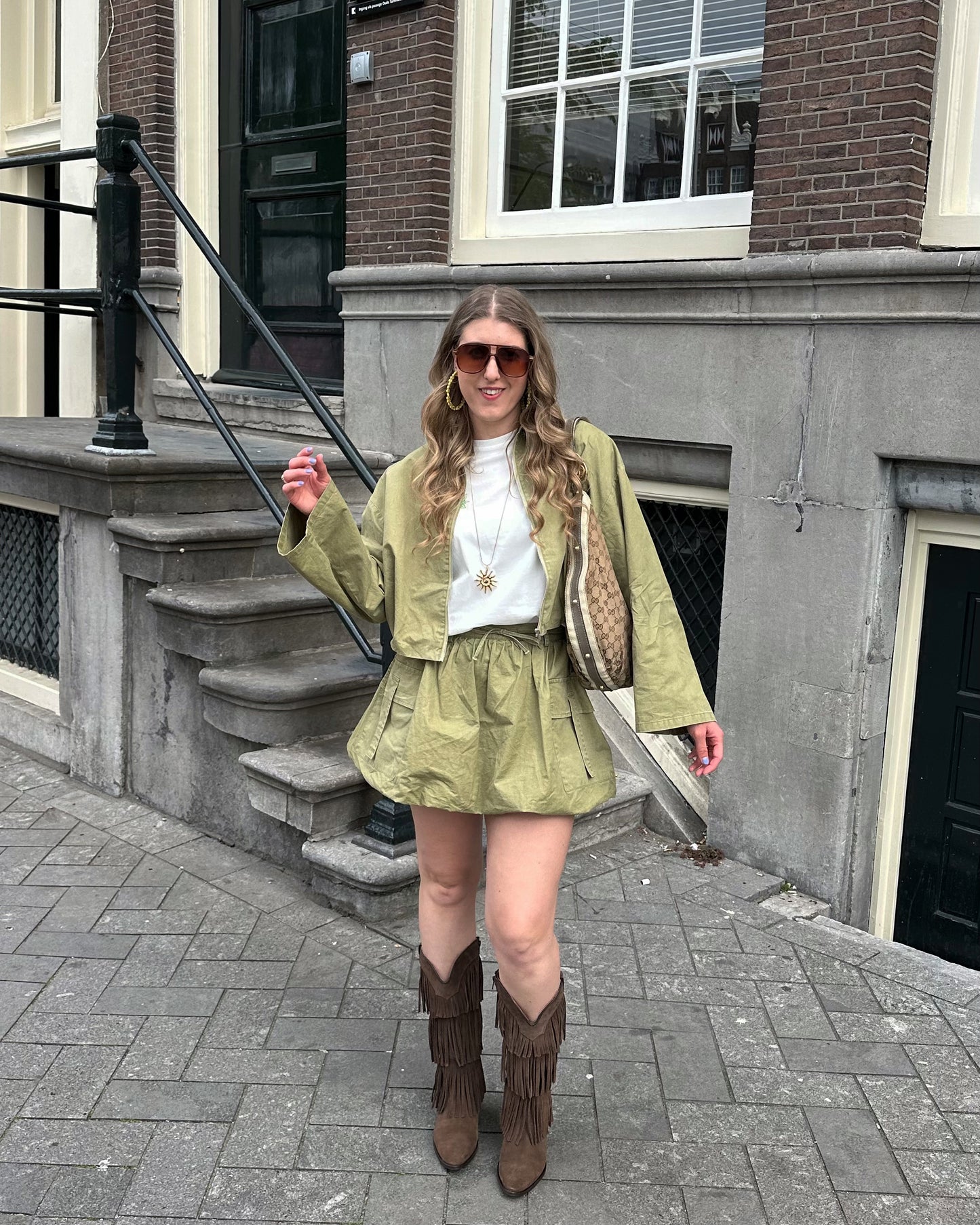 Refined Department ALEY Jacke grün