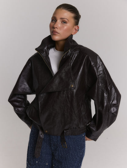 Refined Department Lee biker jacket bruin