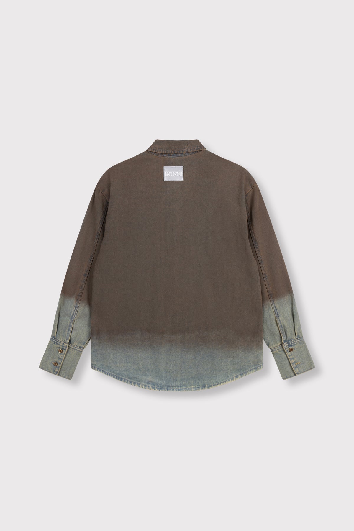 Refined Department NARO washed denim blouse bruin