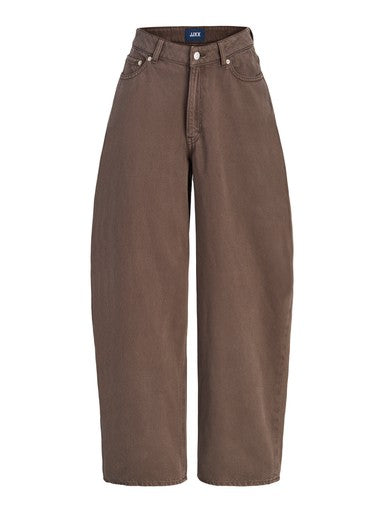 Sakai baggy barrel jeans choco brown
