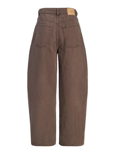 Sakai baggy barrel jeans choco brown