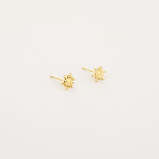 Sol-Ohrstecker aus Gold