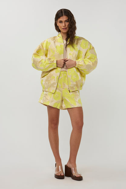 Studio Amaya Fenna Bomberjacke Gelb