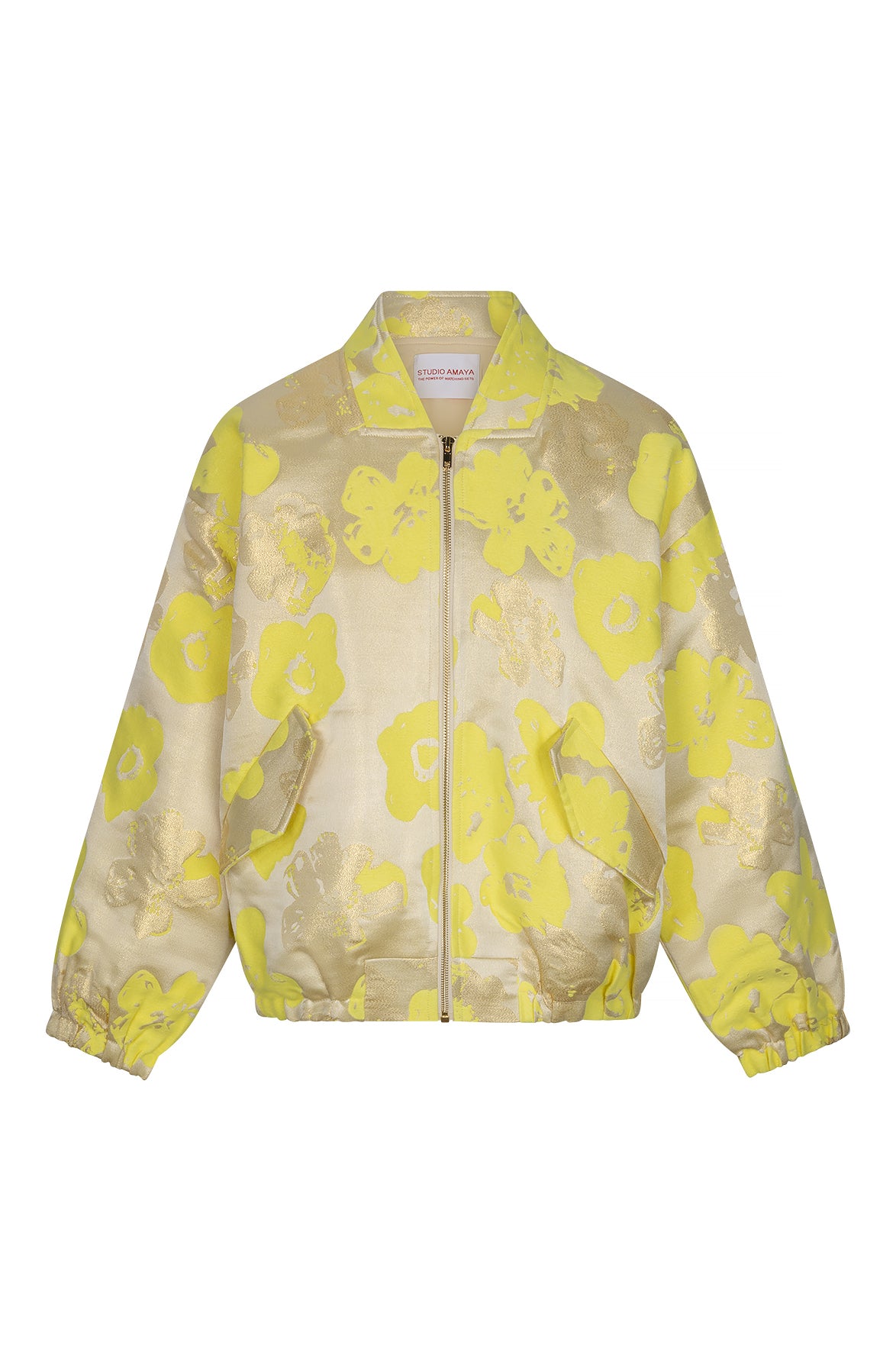 Studio Amaya Fenna Bomberjacke Gelb