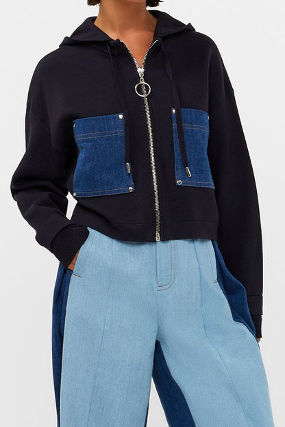 Studio Amaya Jett vest blue denim