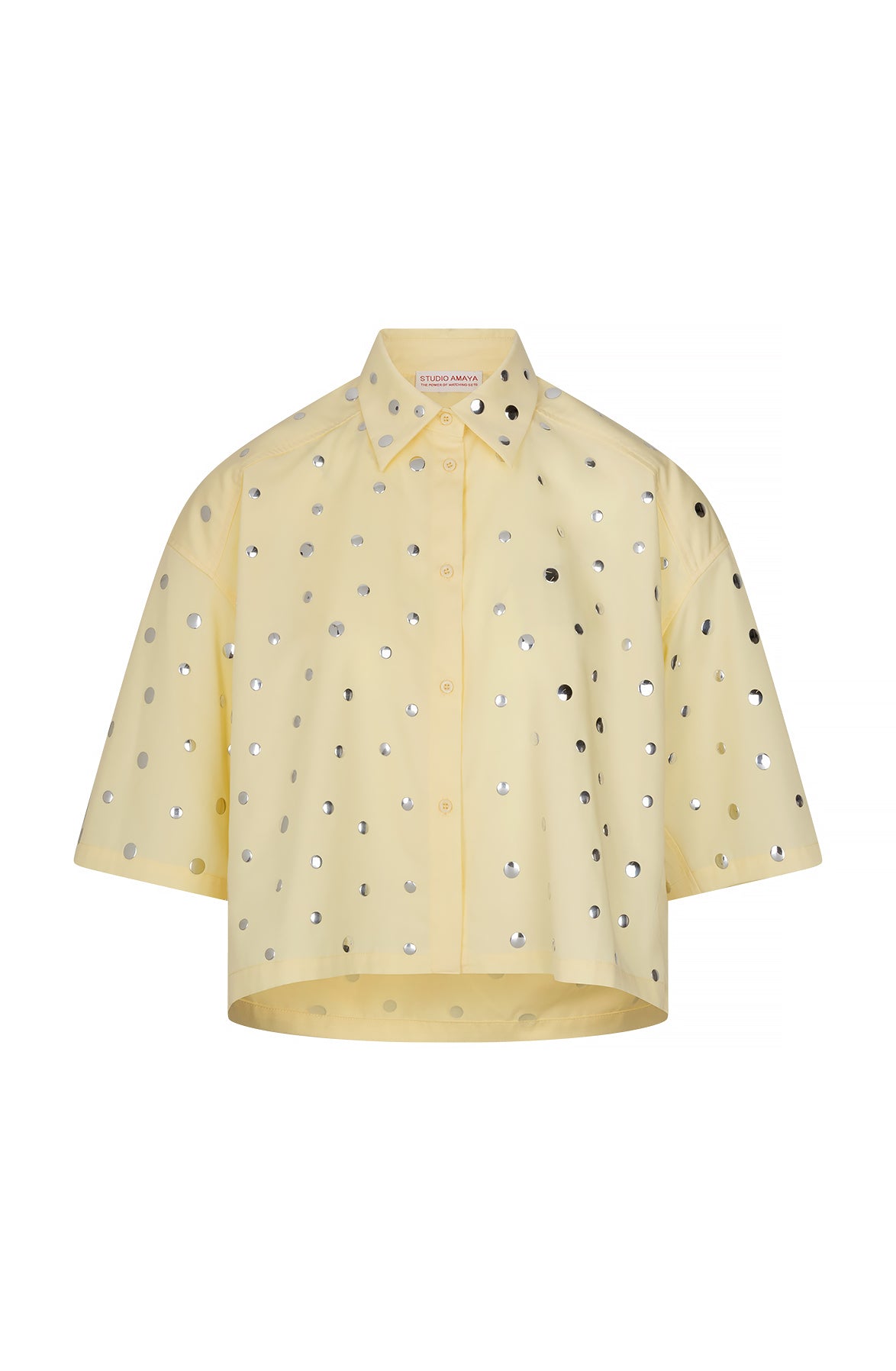 Studio Amaya Mara Bluse Buttergelb