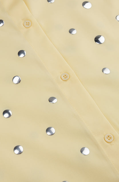 Studio Amaya Mara Bluse Buttergelb