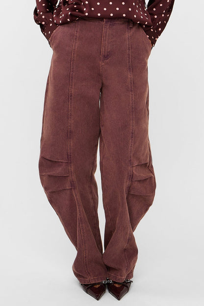 Studio Amaya Rift broek bordeaux