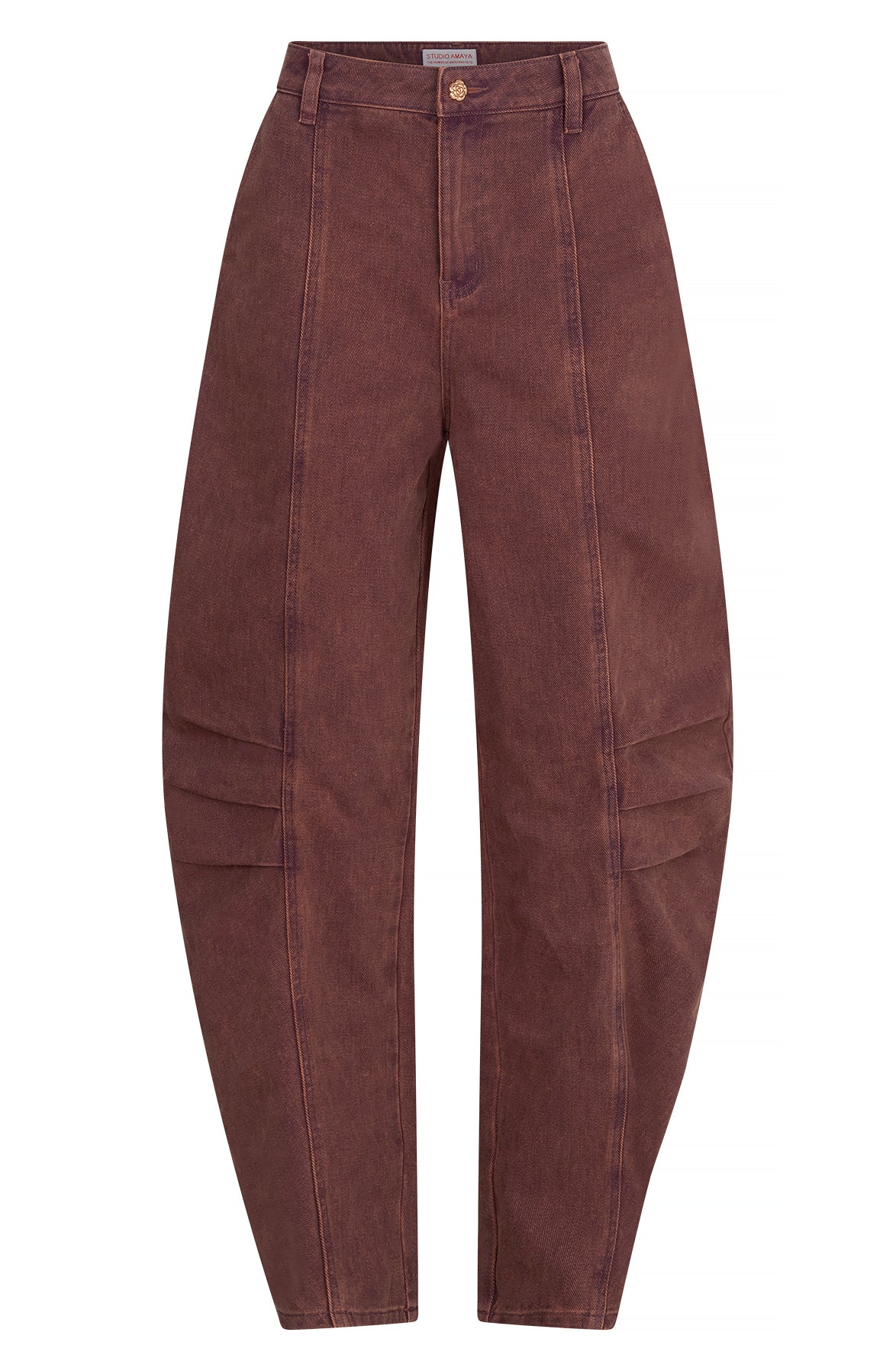Studio Amaya Rift broek bordeaux