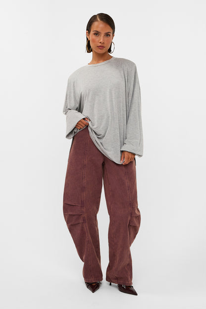 Studio Amaya Rift broek bordeaux