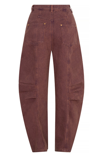 Studio Amaya Rift broek bordeaux