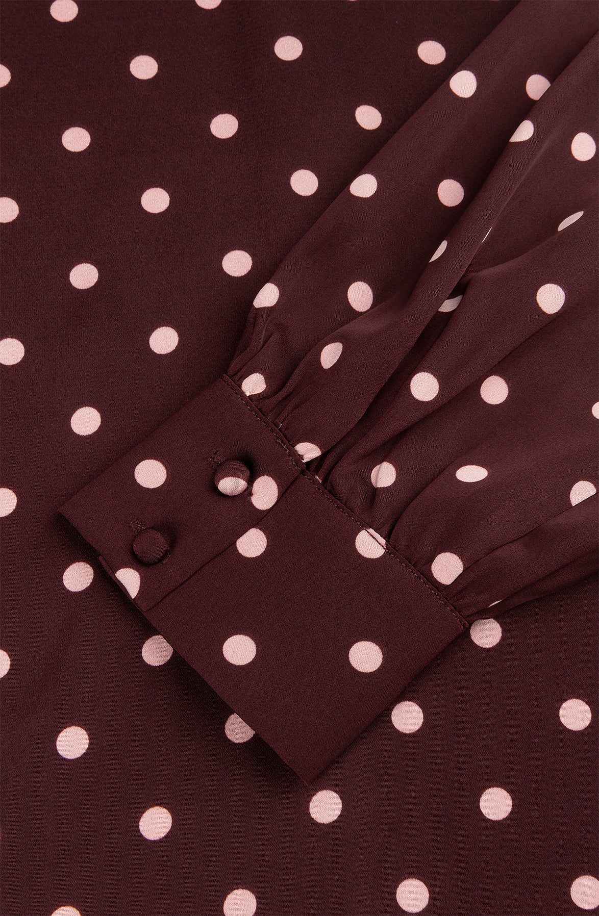 Studio Amaya Selya blouse polkadot bordeaux