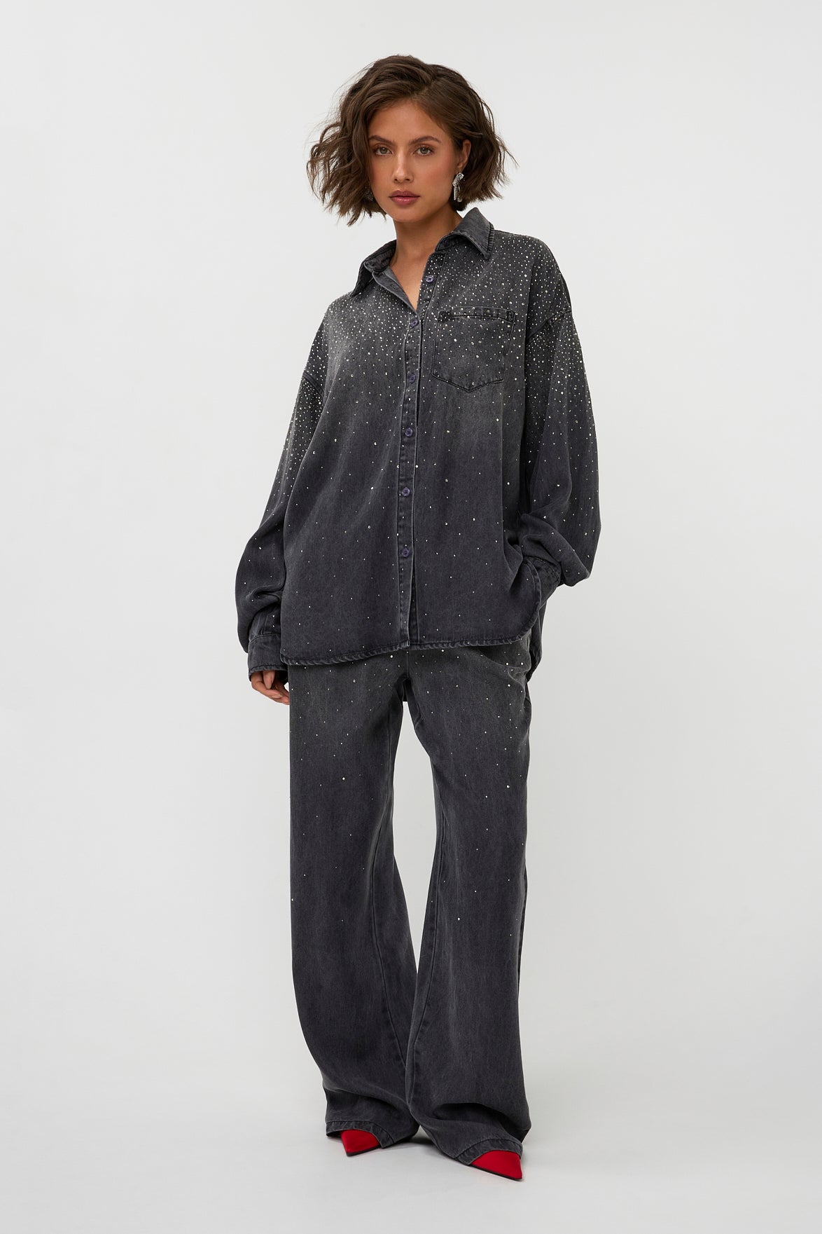 Studio Amaya Zia pants black strass