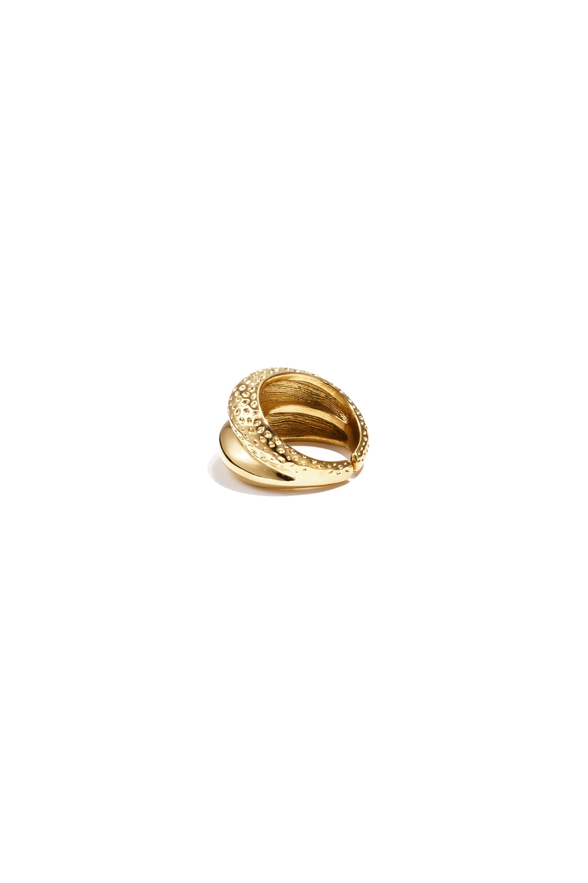 Double trouble statement ring