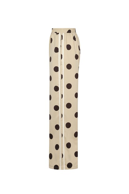 Lyla polkadot pantalon zwart