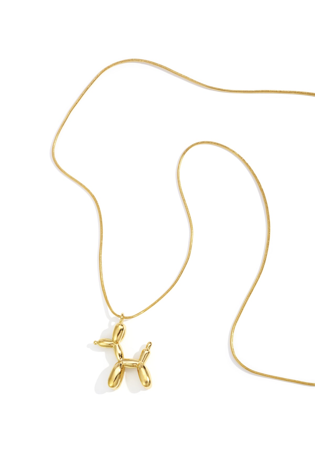 Balloon Dog Kette Gold