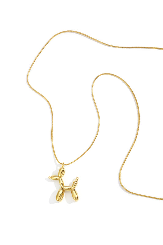 Balloon Dog Kette Gold