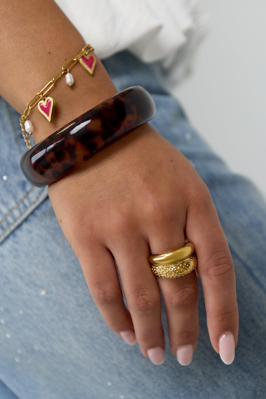 Double trouble statement ring 